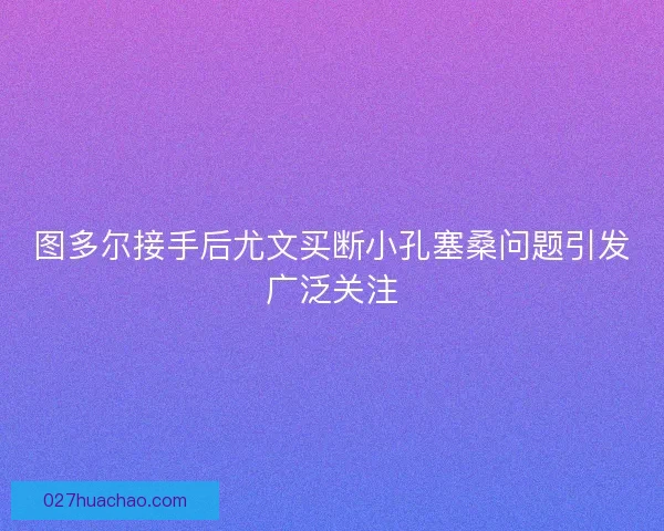 图多尔接手后尤文买断小孔塞桑问题引发广泛关注
